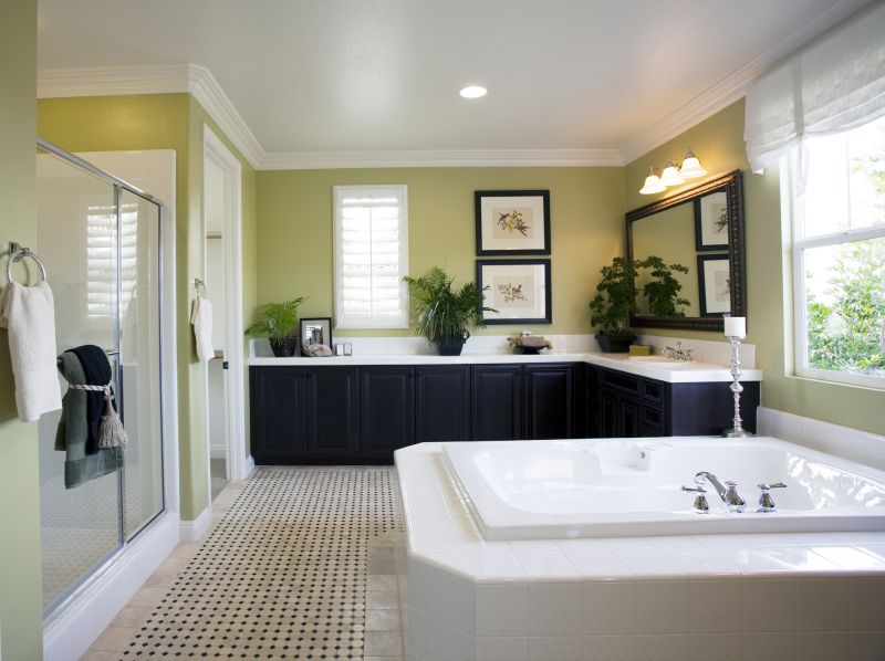 Modern Tub and Vanity
